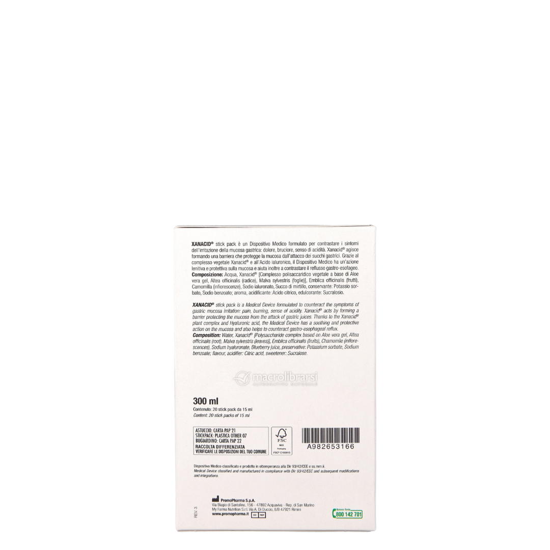 Xanacid® 20 Stick Pack Da 15 ml Promopharma
