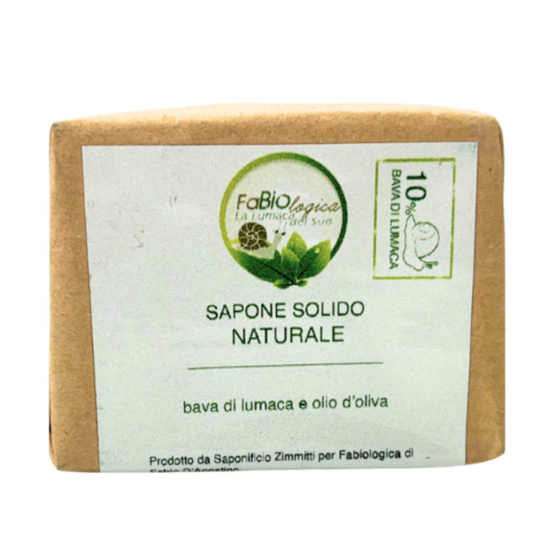 Fabiologica Sapone Solido Naturale alla Bava di Lumaca al 10%