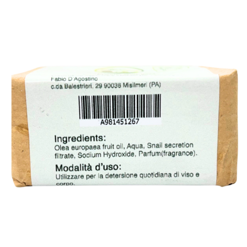 Fabiologica Sapone Solido Naturale alla Bava di Lumaca al 10%