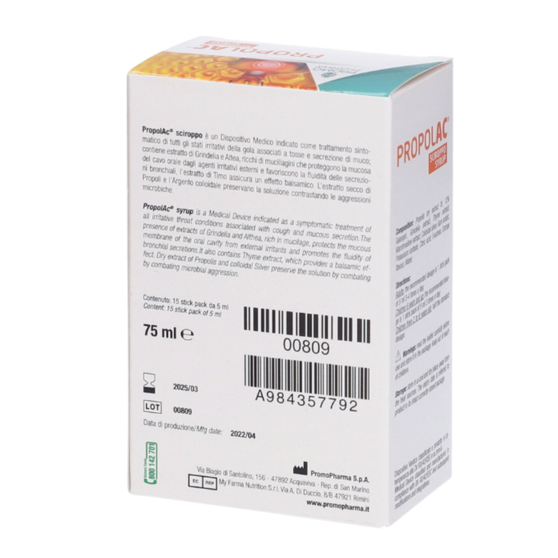 PropolAC® Sciroppo Stick Promopharma