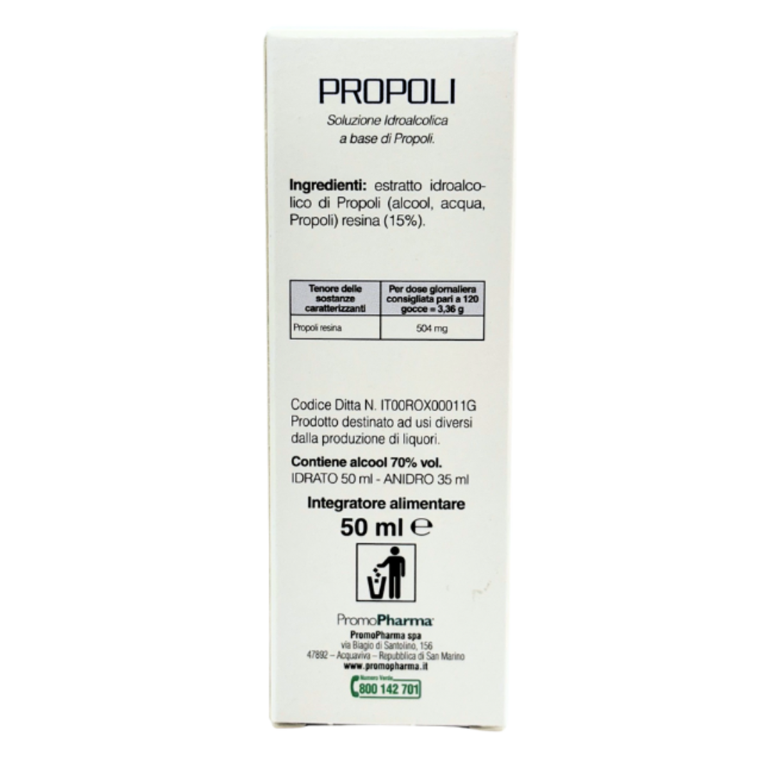 Propoli Soluzione Idroalcolica 50 ml Promopharma