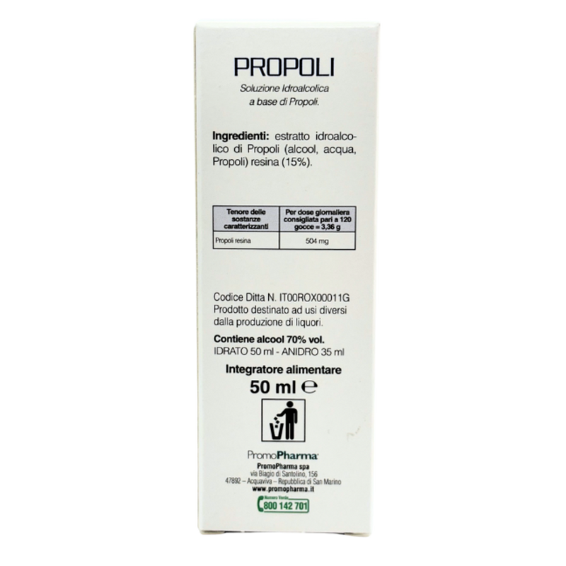 Propoli Soluzione Idroalcolica 50 ml Promopharma