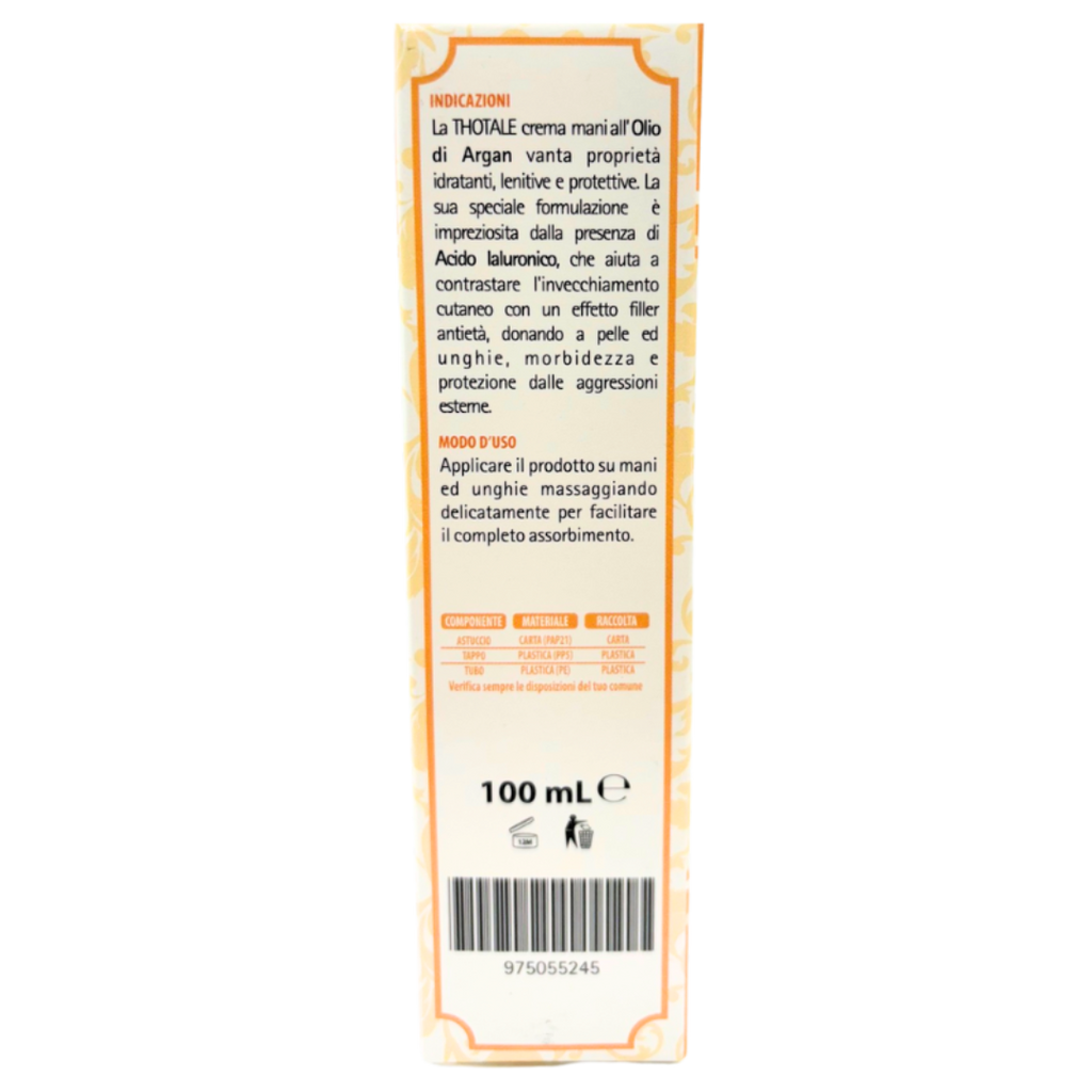 Thotale Crema Mani Olio di Argan