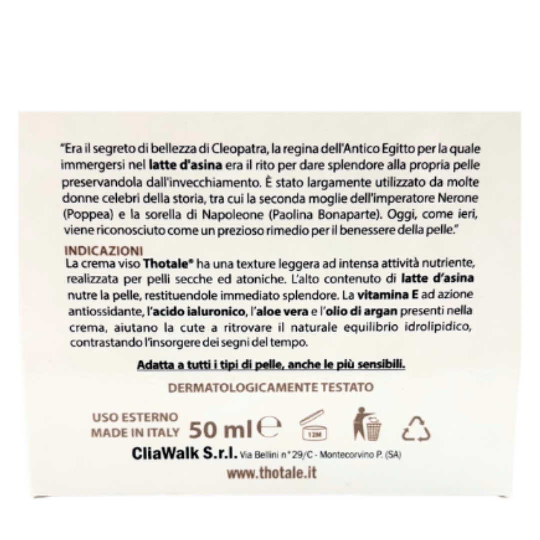 Thotale Crema Viso Latte D'Asina