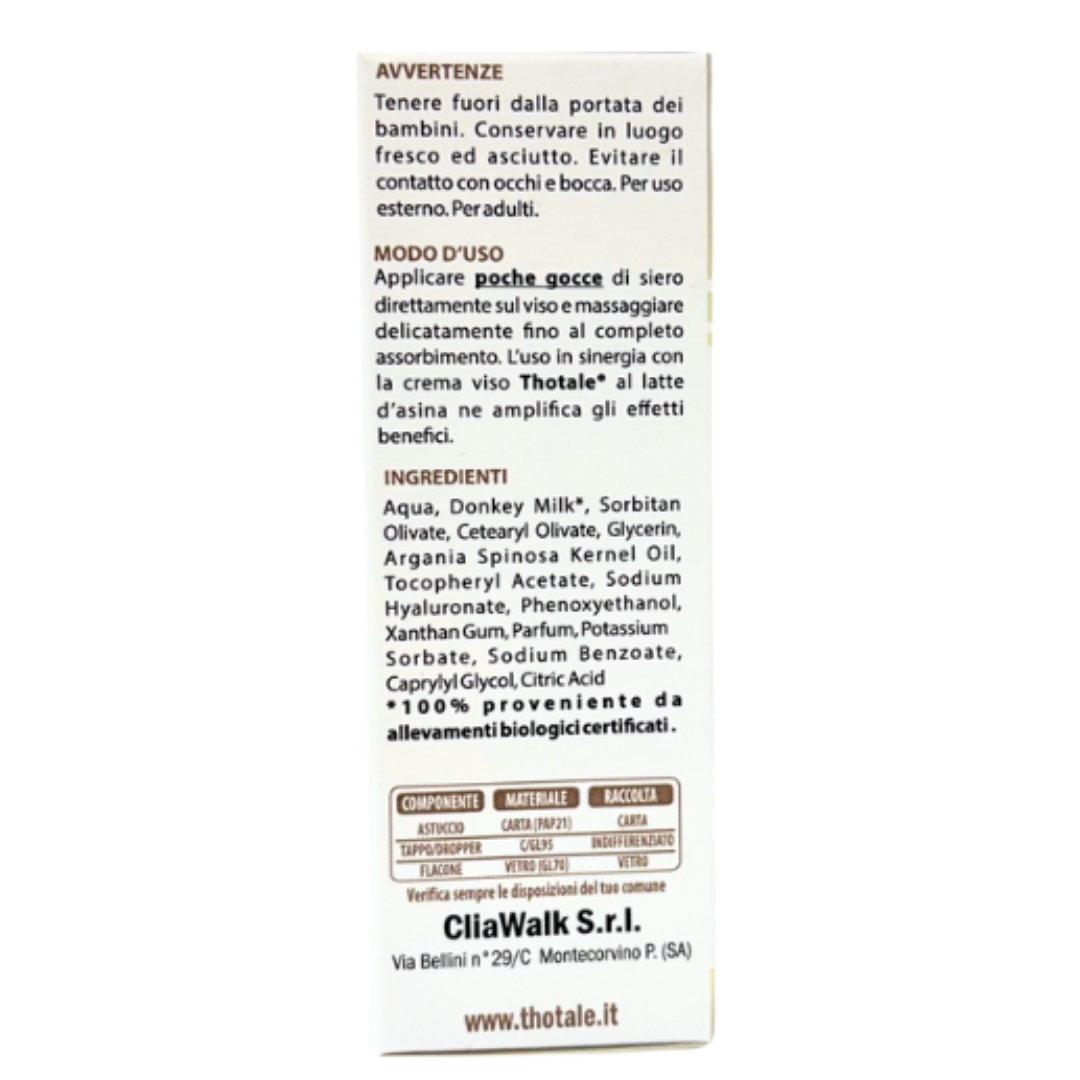 Thotale Siero Viso Latte D'Asina