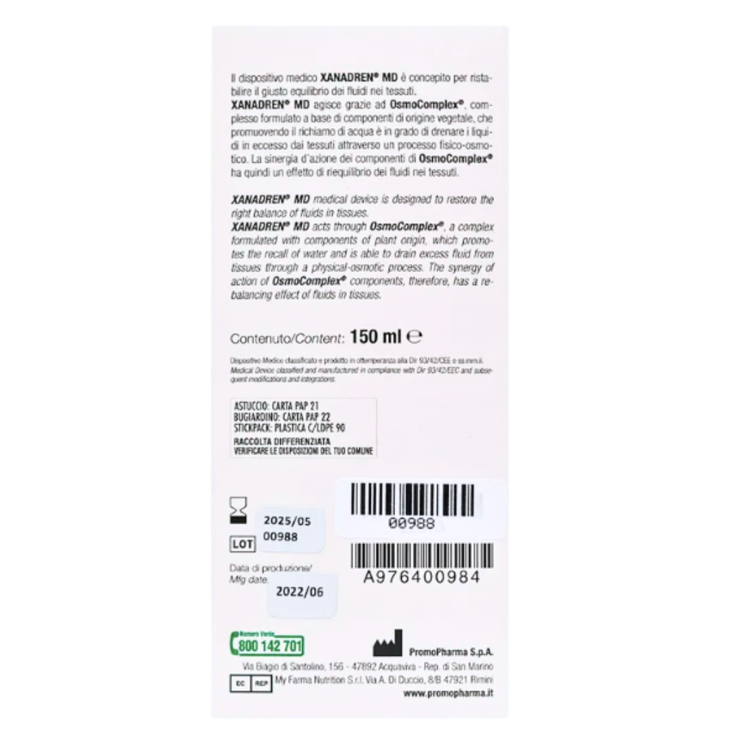 Xanadren® MD 10 Stick Pack Da 15 ml Ananas Promopharma