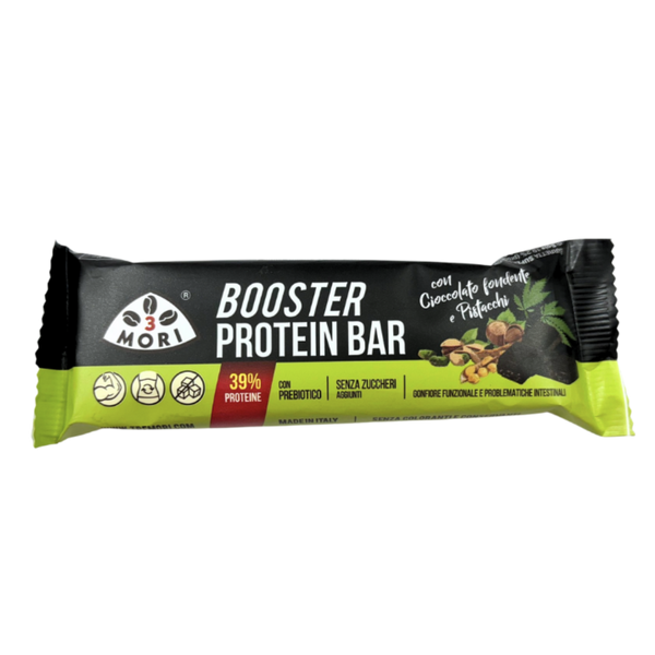 Barretta Booster 39% di Proteine al gusto Pistacchio Tre Mori